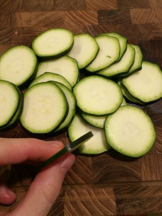 Courgette Sliced