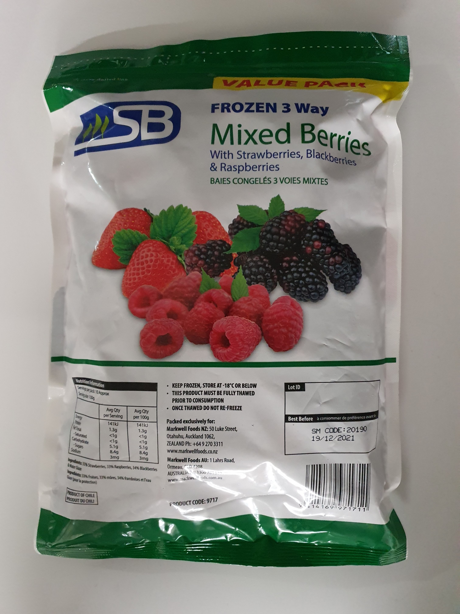 Frozen Berries Mixed