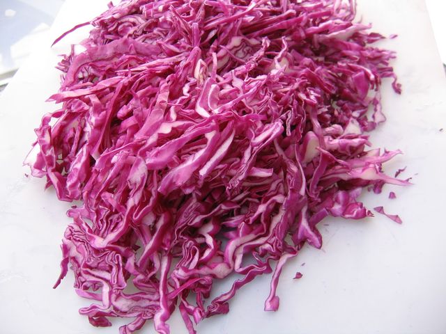 Cabbage RED Finley Shredded