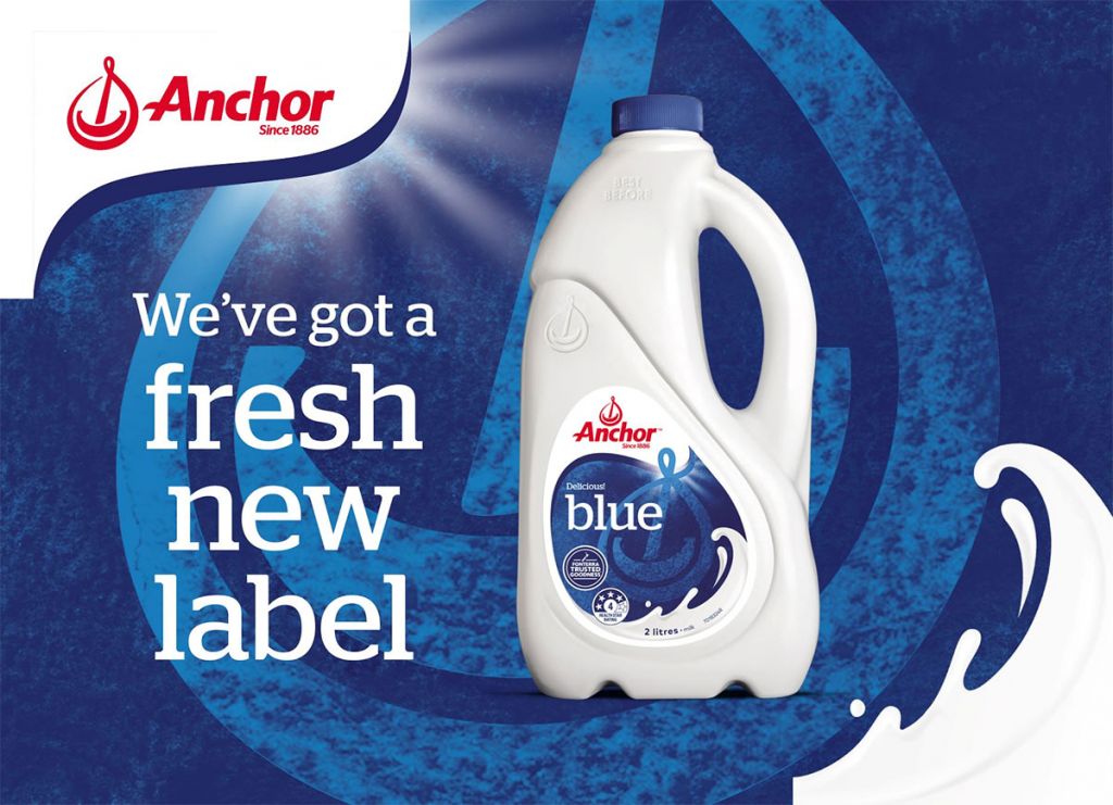 Anchor Blue Milk 2 LTR BTL